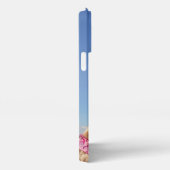 Etui iPhone 13 Pro Max Giraffe en casquette rose étincelant (Côté droit)