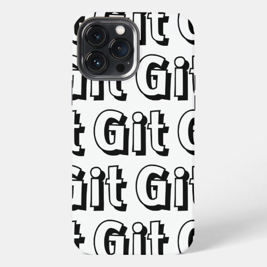 Etui iPhone 13 Pro Max Git (Verso)