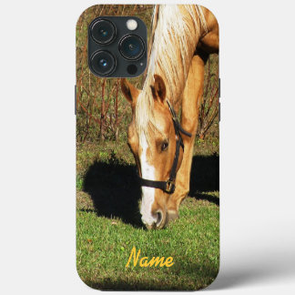 Etui iPhone 13 Pro Max Golden Horse Closeup iPhone 13 Pro Max Coque
