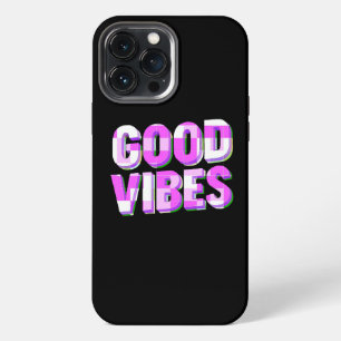Etui iPhone 13 Pro Max GOOD VIBES - Personnalisé