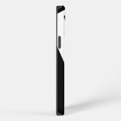 Etui iPhone 13 Pro Max Grand Initial | Typographie Moderne | Noir (Côté droit)