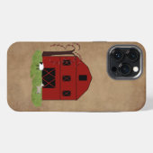 Etui iPhone 13 Pro Max Grange Rouge (Verso Horizontal)