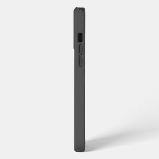 Etui iPhone 13 Pro Max Gray and Cream nom personnalisé simple (Côté gauche)