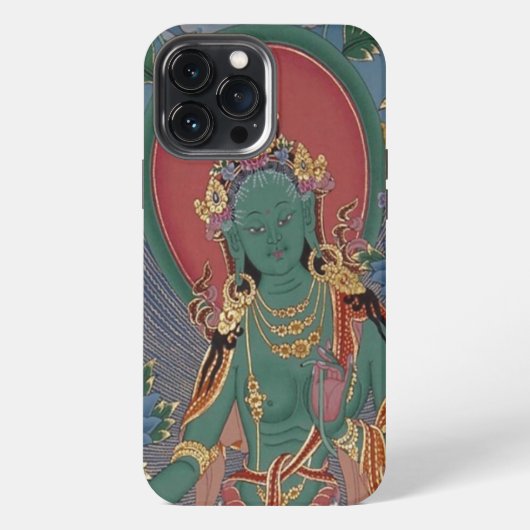 Etui iPhone 13 Pro Max Green Tara (Verso)