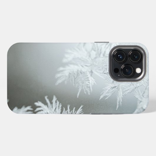 Etui iPhone 13 Pro Max Gros plan sur les lacs de neige (Verso Horizontal)