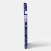 Etui iPhone 13 Pro Max Grosse floraison florale sans couture motif person (Côté gauche)