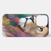Etui iPhone 13 Pro Max Guide spirituel éthéré LION (Verso Horizontal)