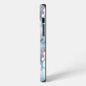 Etui iPhone 13 Pro Max Guirlande de lumières de Noël en forme de bonhomme (Côté gauche)