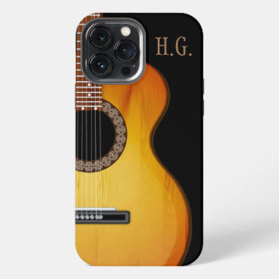 Etui iPhone 13 Pro Max Guitare acoustique monogramme