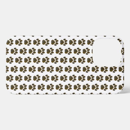 Etui iPhone 13 Pro Max Halloween en silhouette d'animal sur blanc (Verso Horizontal)