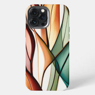 Etui iPhone 13 Pro Max Herbe aux vitraux