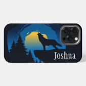 Etui iPhone 13 Pro Max Howling Wolf Coque-coque iphone Mate (Verso Horizontal)
