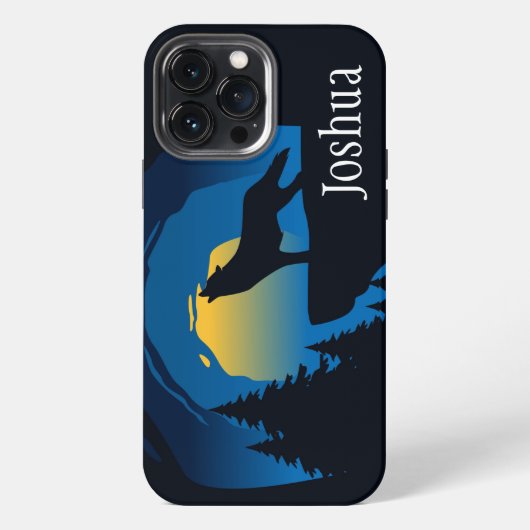Etui iPhone 13 Pro Max Howling Wolf Coque-coque iphone Mate (Verso)