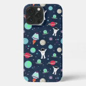 Etui iPhone 13 Pro Max Illustration du Motif spatial (Verso)