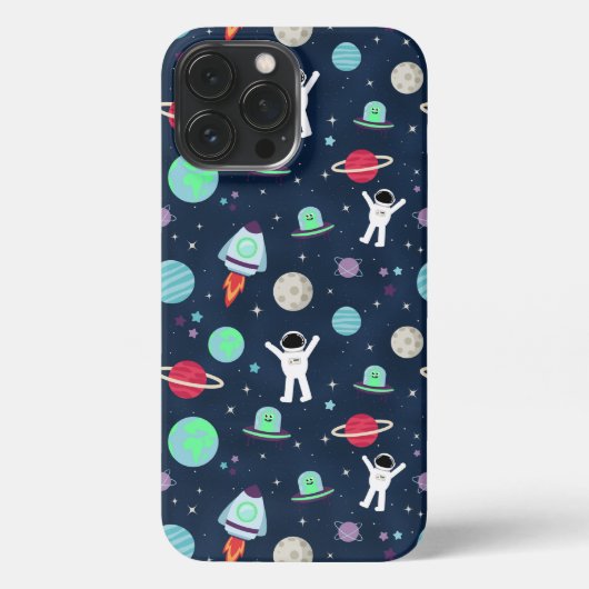 Etui iPhone 13 Pro Max Illustration du Motif spatial (Verso)