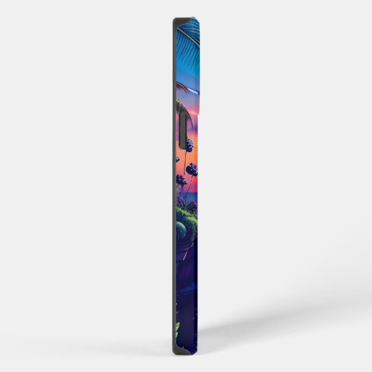 Etui iPhone 13 Pro Max Imaginaire Tropical Beach Two (Côté droit)