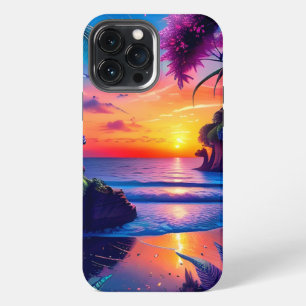 Etui iPhone 13 Pro Max Imaginaire Tropical Beach Two