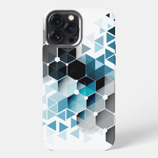 Etui iPhone 13 Pro Max imagination géométrique (Verso)
