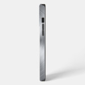 Etui iPhone 13 Pro Max Impression acier inoxydable Sunburst (Côté gauche)