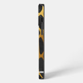 Etui iPhone 13 Pro Max Impression léopard doré (Côté gauche)