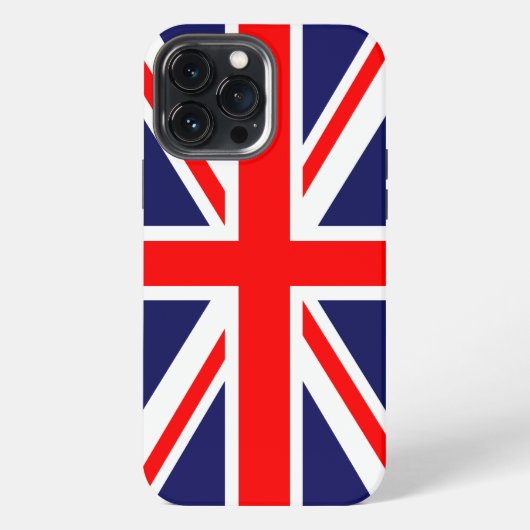 Etui iPhone 13 Pro Max Indicateur Union Jack de l'Coque de cellule iPhone (Verso)