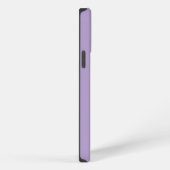Etui iPhone 13 Pro Max Initiale monogramme lavande élégant (Côté droit)