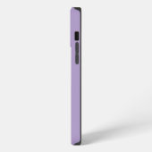 Etui iPhone 13 Pro Max Initiale monogramme lavande élégant (Côté gauche)