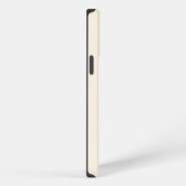Etui iPhone 13 Pro Max Initiales de monogramme crème élégantes (Côté droit)