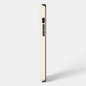 Etui iPhone 13 Pro Max Initiales de monogramme crème élégantes (Côté gauche)