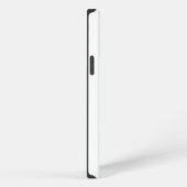 Etui iPhone 13 Pro Max Initiales monogramme blanc élégant (Côté droit)
