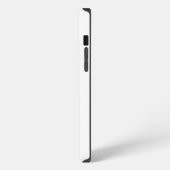 Etui iPhone 13 Pro Max Initiales monogramme blanc élégant (Côté gauche)
