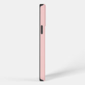 Etui iPhone 13 Pro Max Initiales monogramme rose pâle élégant  (Côté droit)