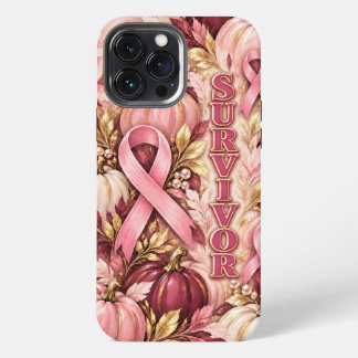 Etui iPhone 13 Pro Max iPhone 13 Pro Max Rubans roses et citrouilles