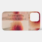 Etui iPhone 13 Pro Max iPhone Case | Soft Floral Quote Aesthetic (Verso Horizontal)