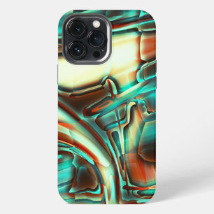 Etui iPhone 13 Pro Max Ivoire numérique avec ton brûlé et un peu de film