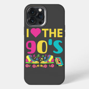 Etui iPhone 13 Pro Max J'adore les années 90, tenue rétro vintage 90