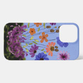 Etui iPhone 13 Pro Max Jardin fleuri (Verso Horizontal)