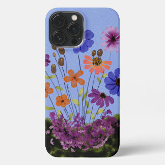 Etui iPhone 13 Pro Max Jardin fleuri