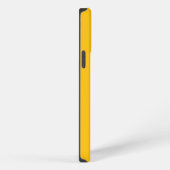 Etui iPhone 13 Pro Max Jaune vif nom personnalisé simple (Côté droit)