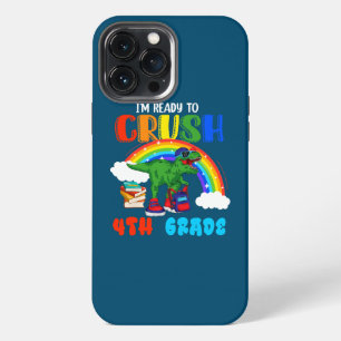 Etui iPhone 13 Pro Max Je suis drôle prêt à écraser la 4e année T rex