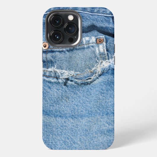 Etui iPhone 13 Pro Max Jean usé (Verso)
