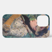 Etui iPhone 13 Pro Max Jeanne (Printemps) Par Édouard Manet (Verso Horizontal)