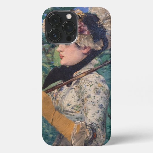Etui iPhone 13 Pro Max Jeanne (Printemps) Par Édouard Manet (Verso)