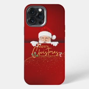 Etui iPhone 13 Pro Max Joie festive : Père Noël Joyeux Noël iPhone