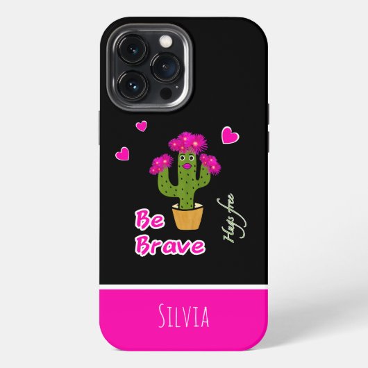 Etui iPhone 13 Pro Max Joli cactus vert (Verso)