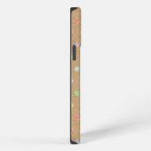 Etui iPhone 13 Pro Max Joli motif à pois personnalisé sur du faux papier (Côté droit)