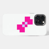 Etui iPhone 13 Pro Max Joli nœud pixelisé 8 bits (Verso Horizontal)