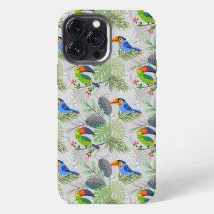 Etui iPhone 13 Pro Max Joli oiseau toucan, motif Everybirdy, aquarelles