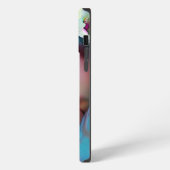 Etui iPhone 13 Pro Max Jolies fleurs de poils dans l'Imaginaire de cheveu (Côté gauche)