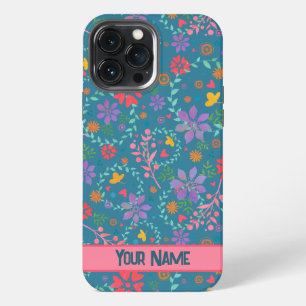 Etui iPhone 13 Pro Max Jolies fleurs du coeur de printemps Inspirivité Mo